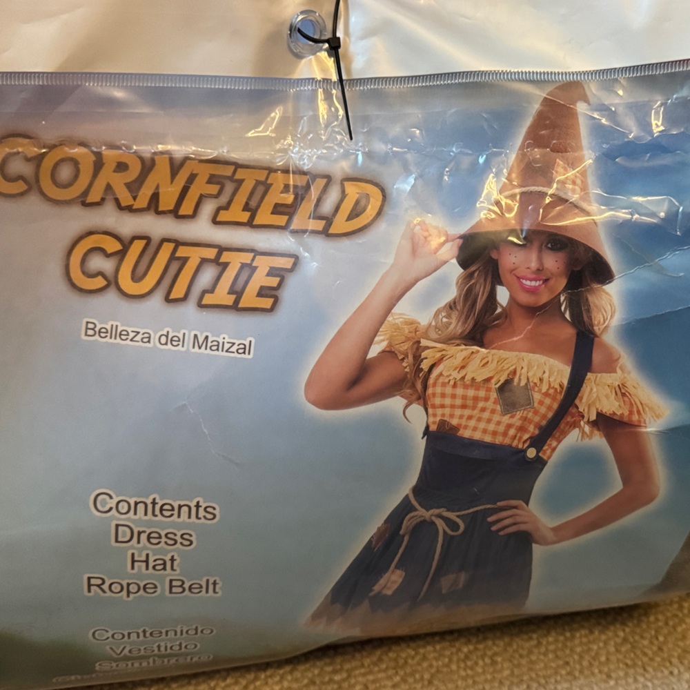 Cornfield Cutie Costume with Hat and Belt